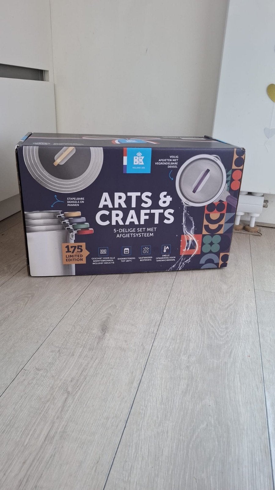 BK Art & Craft limiter Edition pannenset, Ophalen, Nieuw, 4 kookzones, Inductie