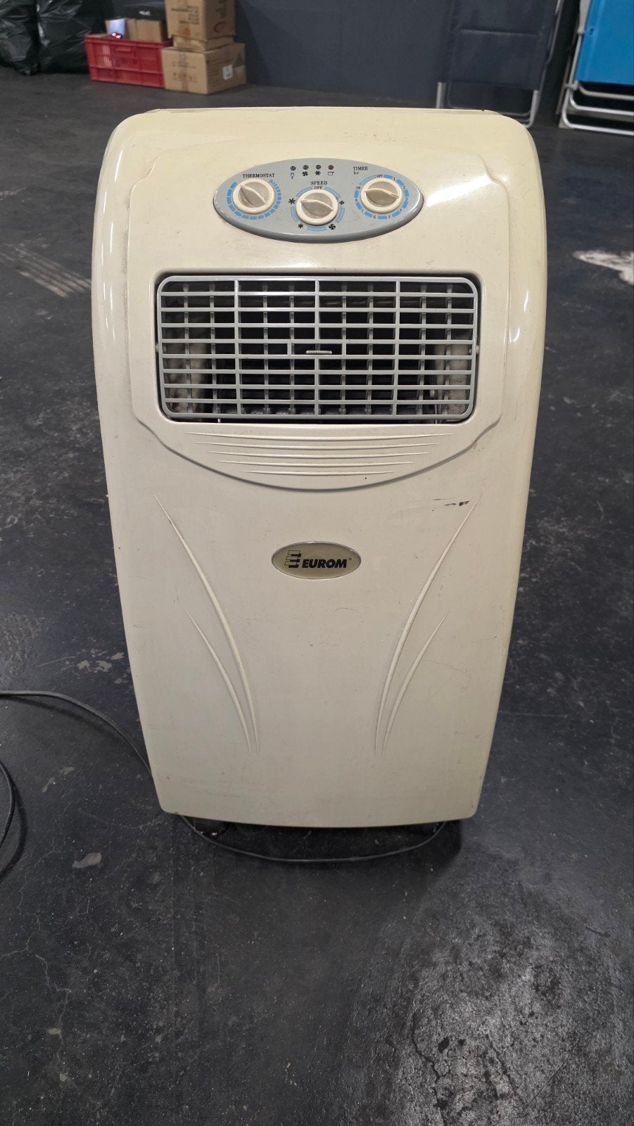 Eurom Airco AC-12000M - Koelen en Ventileren, Ophalen, Gebruikt, Minder dan 60 m³, 3 snelheden of meer