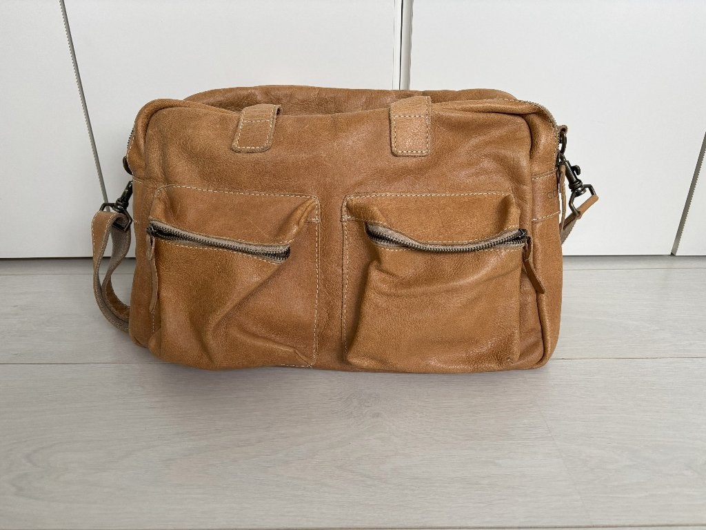 Cowboysbag Luiertas (200586), Kinderen en Baby's, Luiertassen, Ophalen, Bruin, Cowboysbag, Zo goed als nieuw