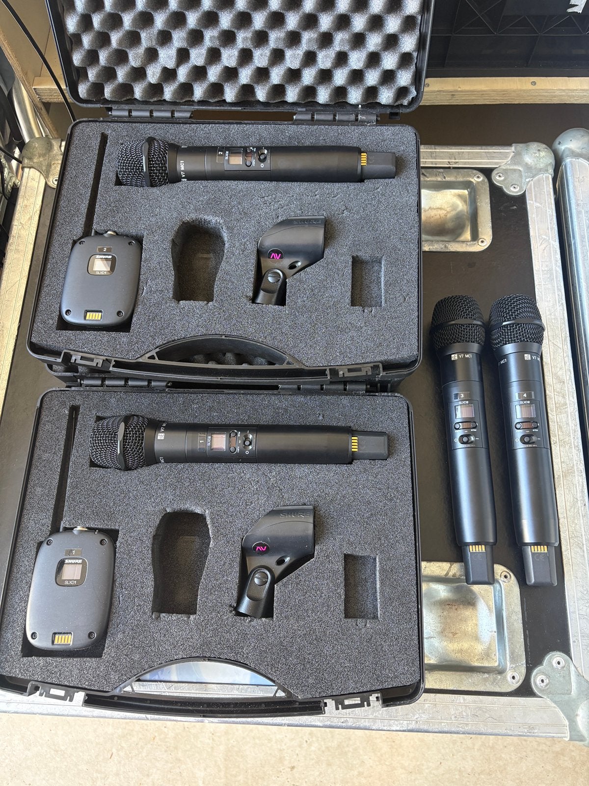 Shure SLXD set compeet, Ophalen of Verzenden, Zo goed als nieuw, Zangmicrofoon, Draadloos