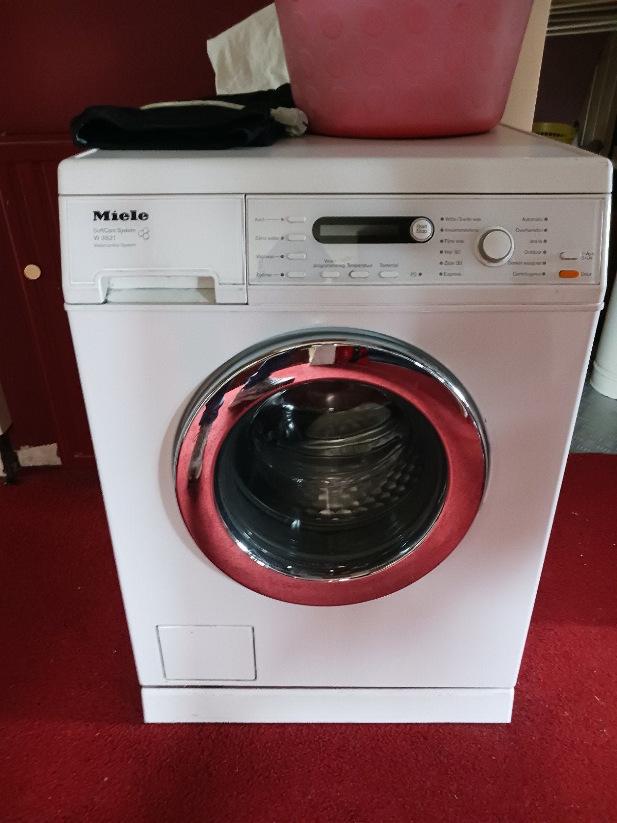 Wasmachine w3821 miele met klein defect, Witgoed en Apparatuur, Wasmachines, Ophalen of Verzenden, 1200 tot 1600 toeren