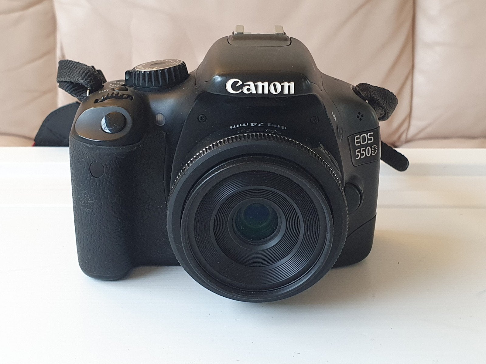 Canon 550D met 24mm pancake lens, Gebruikt, Spiegelreflex, Canon, Ophalen of Verzenden
