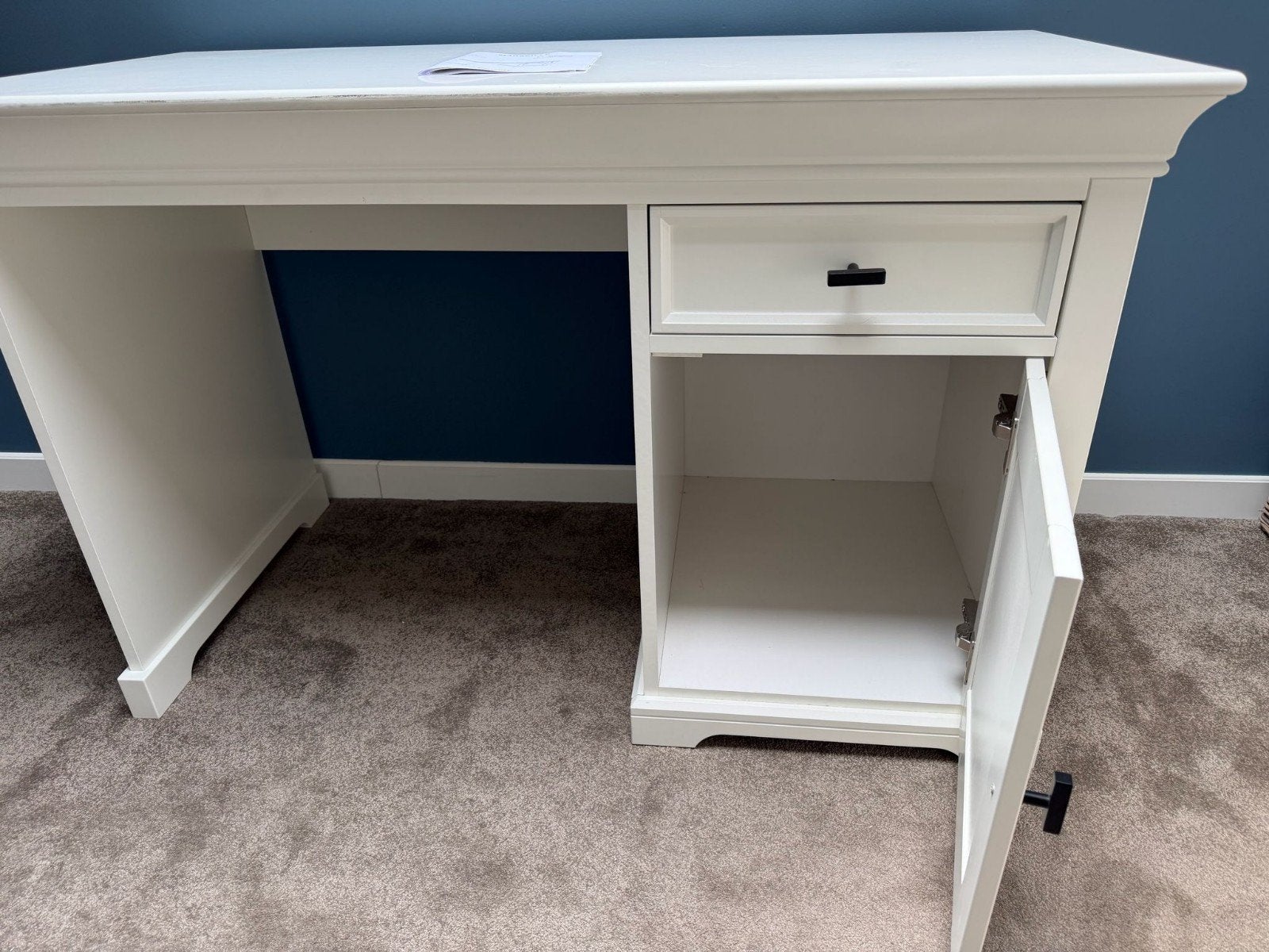 Kinder bureau en nachtkastje wit, Ophalen