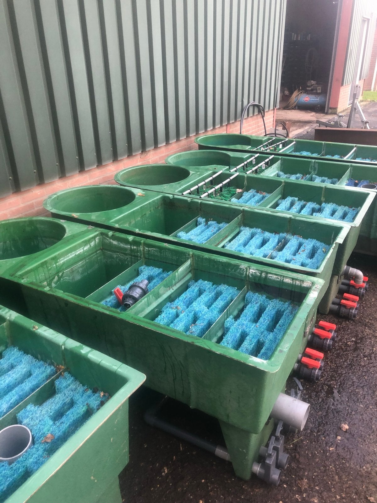 Vijverfilter 3 kamer filter koi vijver 15000 liter, Ophalen, Gebruikt