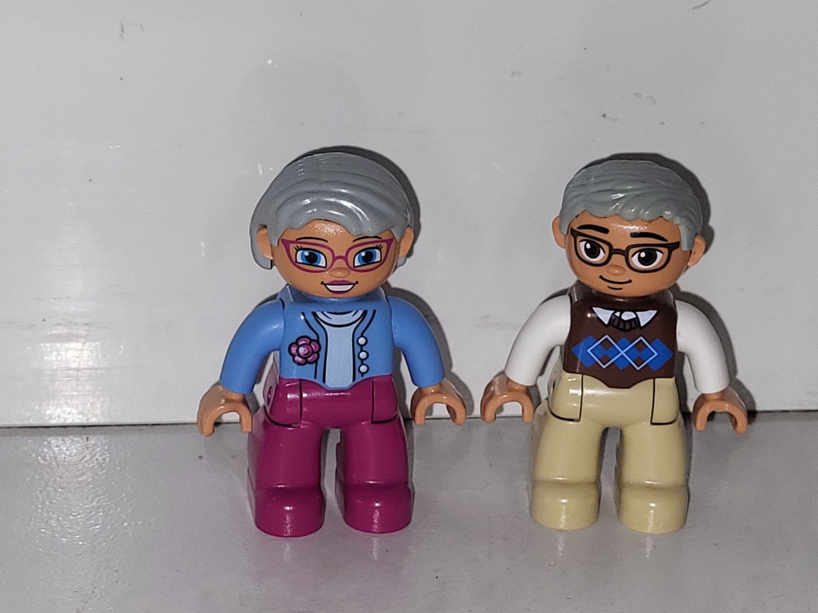 Duplo poppetjes opa en oma, Gebruikt, Ophalen of Verzenden, Duplo, Duplo