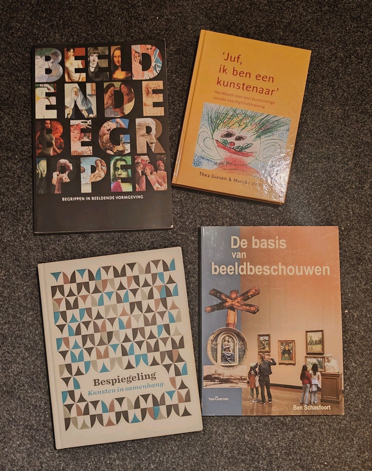 Boeken Beeldende begrippen, kunst beschouwen de bespiegeling, Ophalen of Verzenden