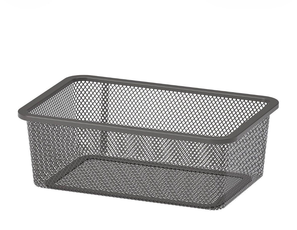 Trofast mesh opbergdoos donkergrijs 2 stuks, Ophalen of Verzenden, Zo goed als nieuw