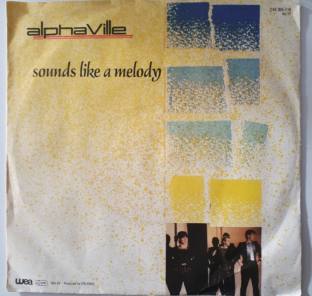 Alphaville - Sounds Like A Melody, Gebruikt, Verzenden, 7 inch, Beschermende buitenhoes