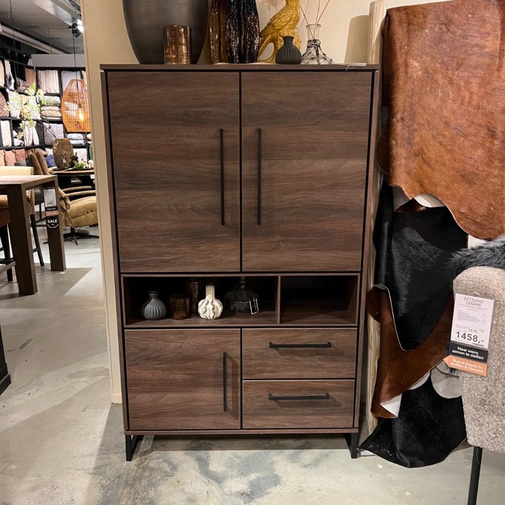 Bergkast Scuro Dark Almond - Pronto Wonen, Niet ingevuld, Niet ingevuld, Niet ingevuld
