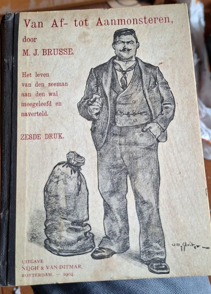 Van Af- tot Aanmonsteren - M.J. Brusse (1904), Ophalen of Verzenden