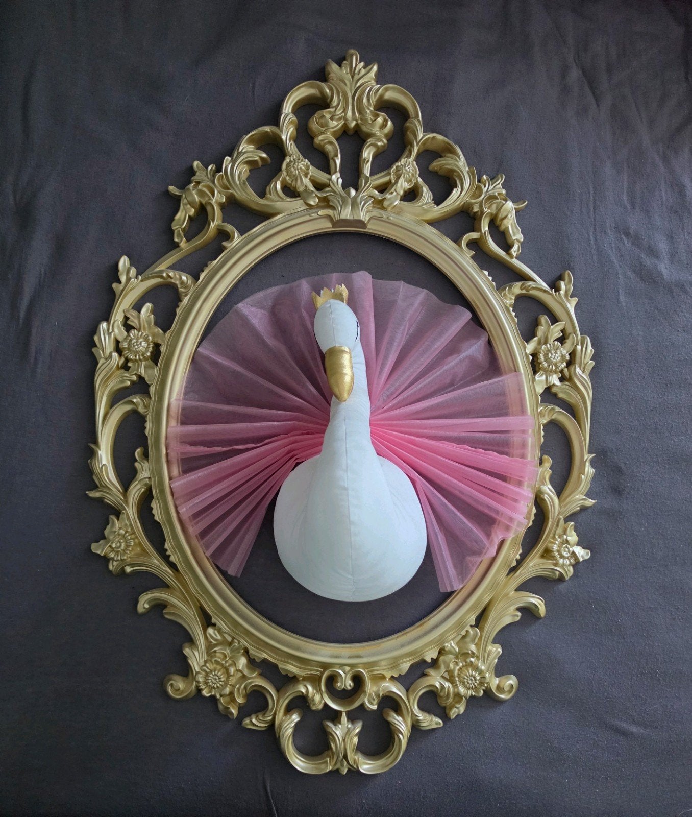Zwaan muurhanger incl decoratief schilderij, Kinderen en Baby's, Kinderkamer | Inrichting en Decoratie, Ophalen, Overige merken