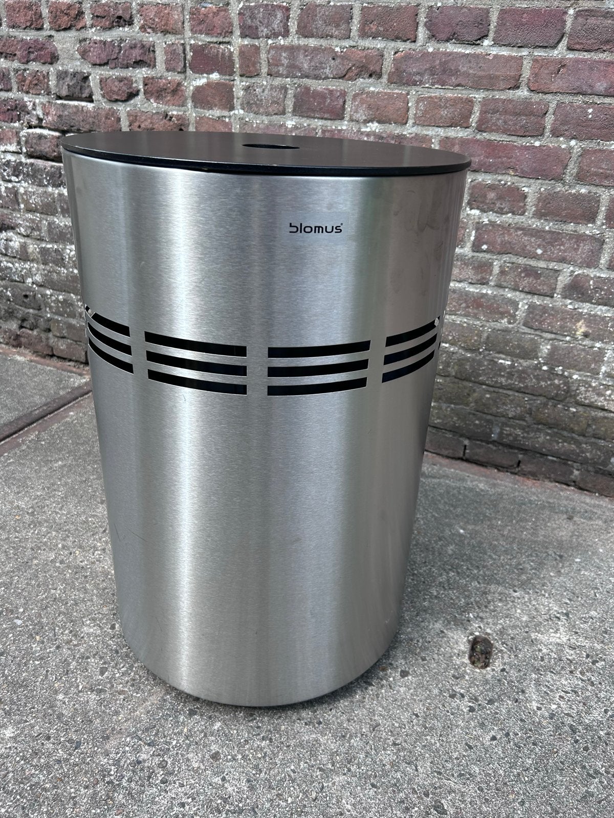 Blomus RVS wasmand - Zo goed als nieuw, Ophalen of Verzenden, Zo goed als nieuw