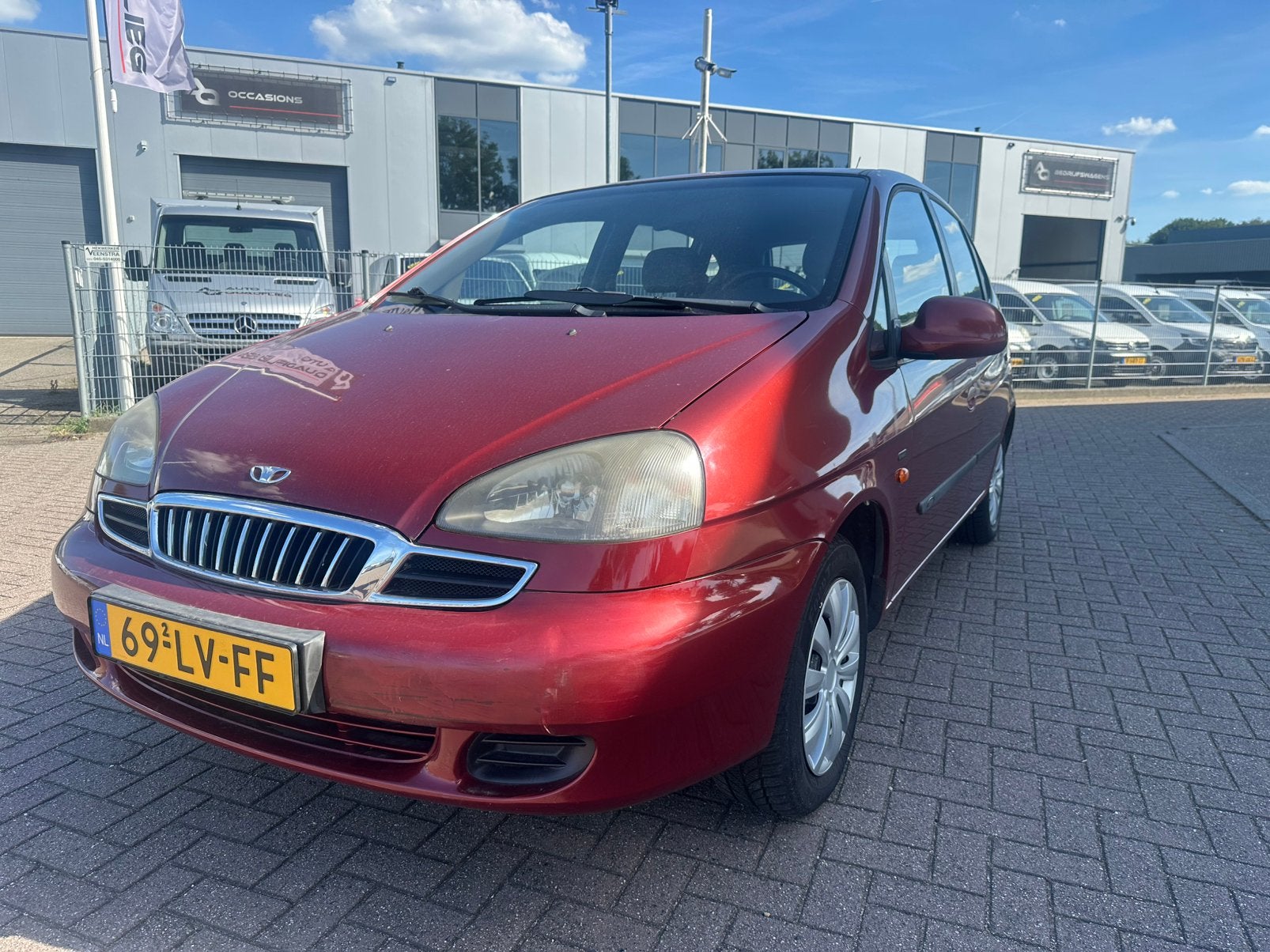 Daewoo Tacuma 1.6  Airco. 118 dkm nap, Voorwielaandrijving, Origineel Nederlands, Handgeschakeld, 600 kg