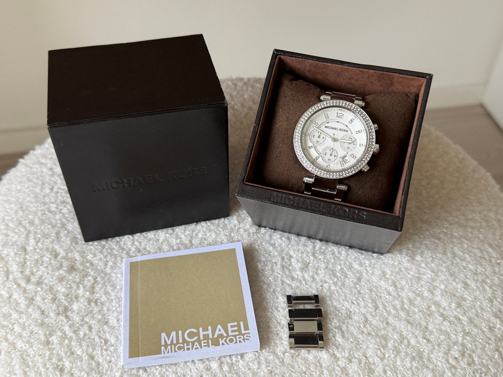 Michael Kors Horloge, Overige merken, Staal, Gebruikt, Staal