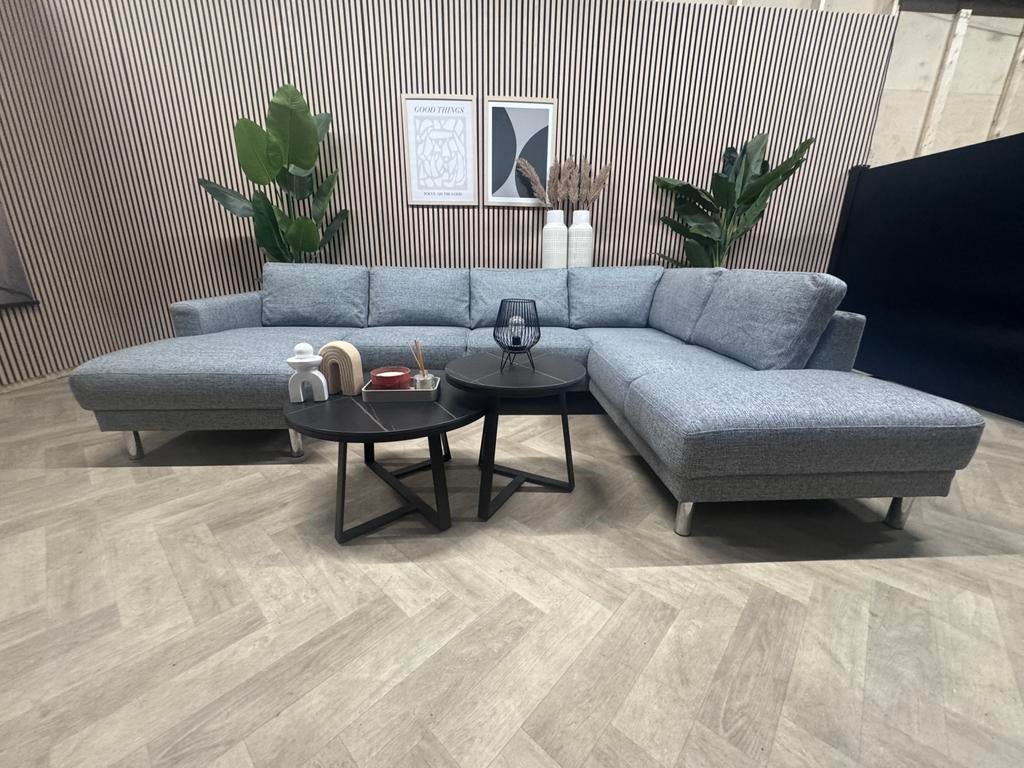 ZGAN INhouse U-Bank /Hoekbank - Grijs - Klein Formaat-303cm, Huis en Inrichting, Banken | Bankstellen, U Bank Klein Formaat Tijdloos Modern Kwaliteit Comfortabel
