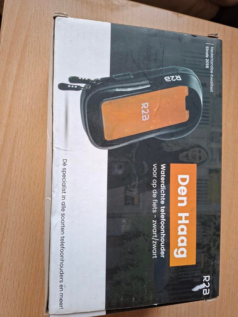 R2B Telefoonhouder Fiets – Model Den Haag – Nieuw in doos!, Ophalen of Verzenden