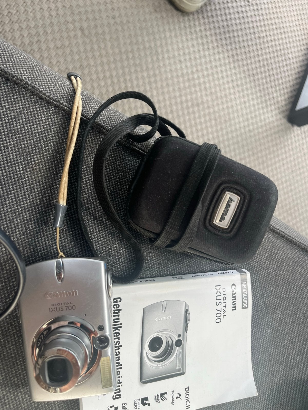 Canon Digital IXUS 700 - Lens defect, compleet pakket, Canon, Oplader, Ophalen of Verzenden, Compactcamera