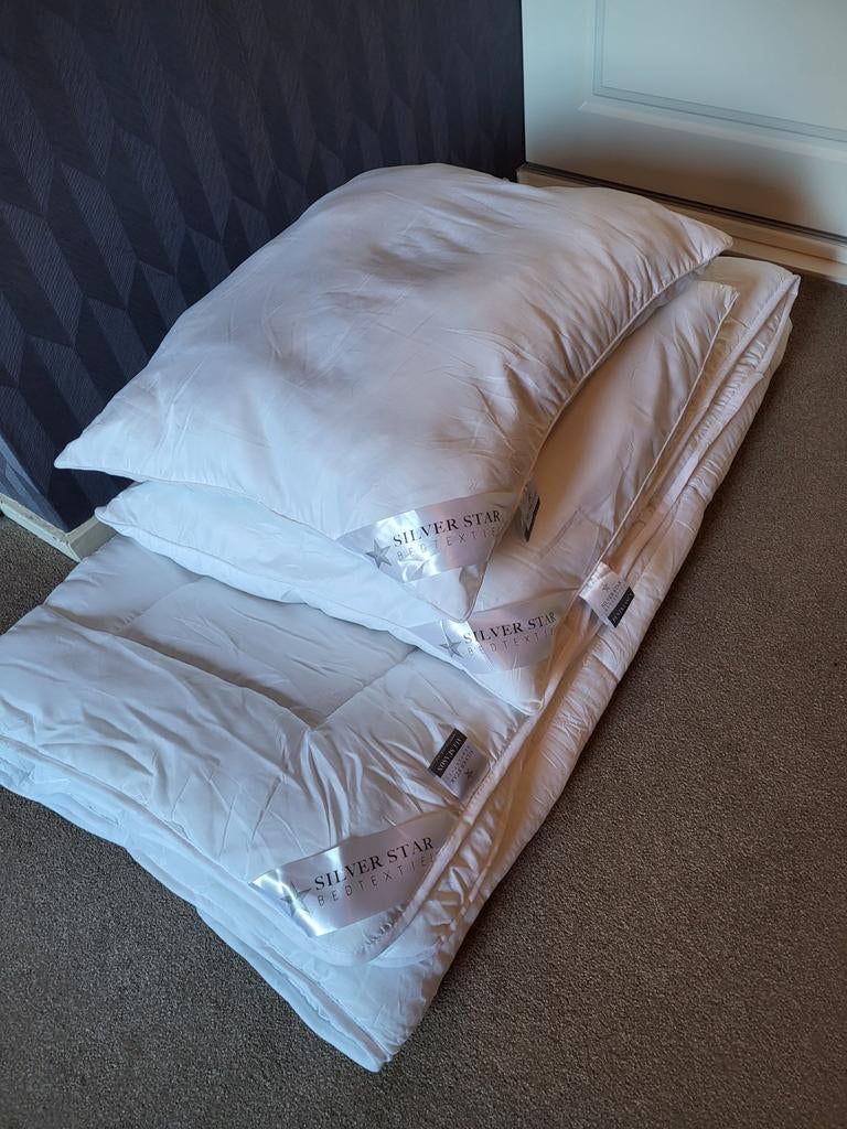 Silverstar All Season Dekbed 240x200cm + 2 Kussens - Nieuw, Huis en Inrichting, Slaapkamer | Beddengoed, Ophalen, Wit, Deken of Dekbed