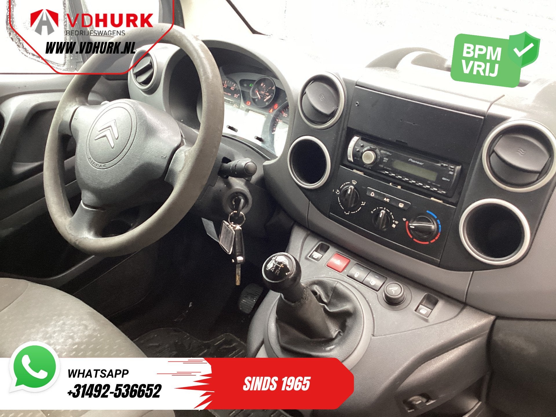 Citroën Berlingo 1.6 HDI EXPORT APK 07-2026/ NL Auto/ D.B., Auto's, Bestelauto's, Euro 5, Stof, Gebruikt, 4 cilinders