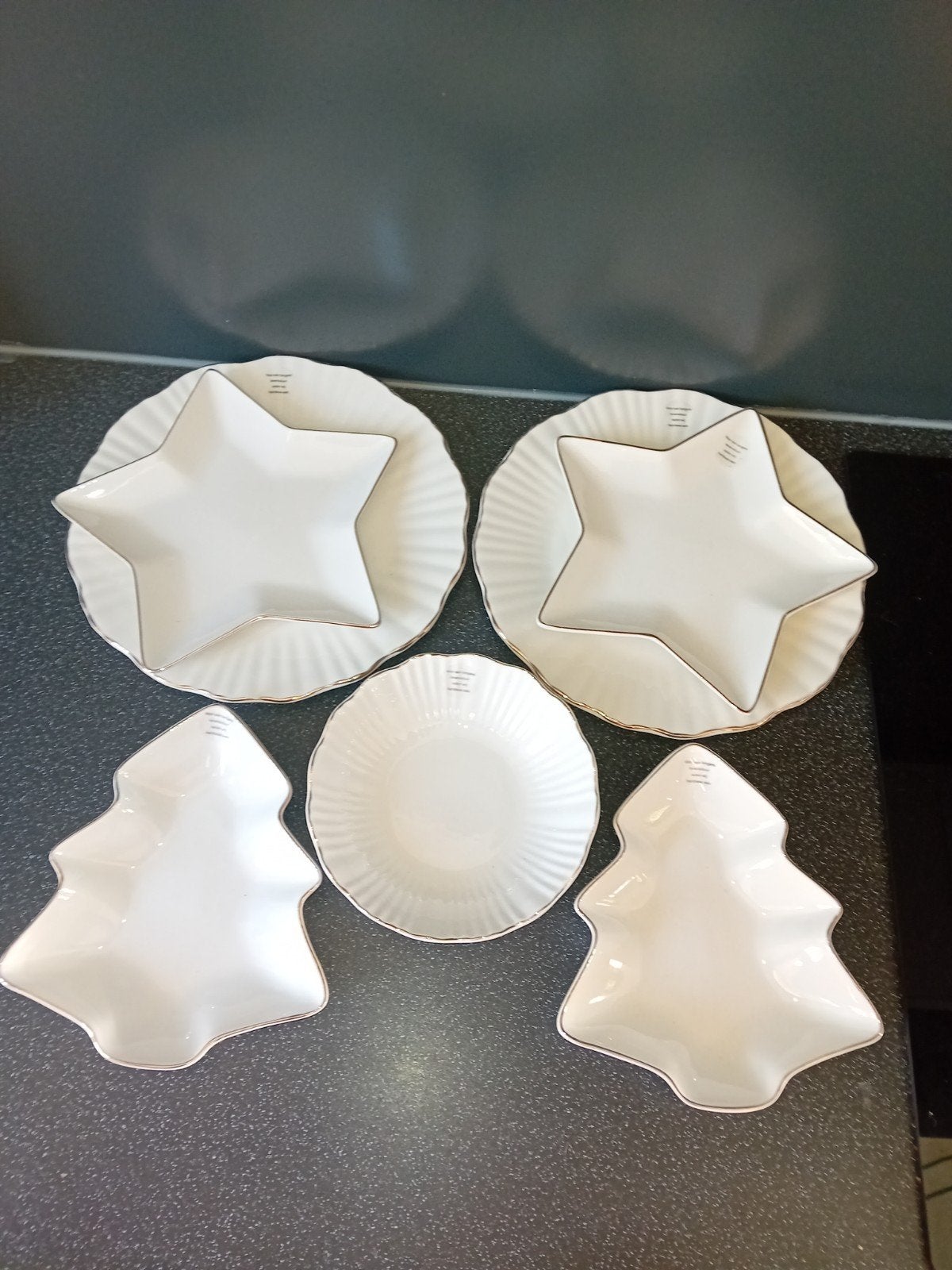 borden en schaaltjes AH kerst servies, Ophalen of Verzenden, Nieuw