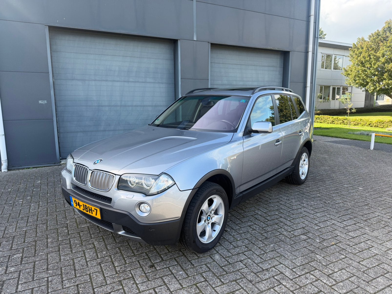 BMW X3 3.0D 160KW 2008 Grijs Automaat Pano trekhaak, Auto's, Zwart, 2993 cc, 2000 kg, Leder