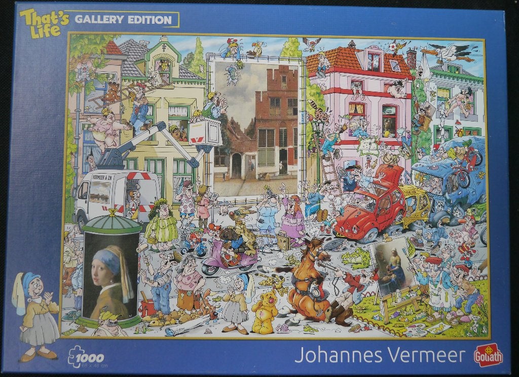 8 Puzzels Goliath That's Life Gallery Collection, Ophalen of Verzenden, 500 t/m 1500 stukjes, Zo goed als nieuw, Legpuzzel