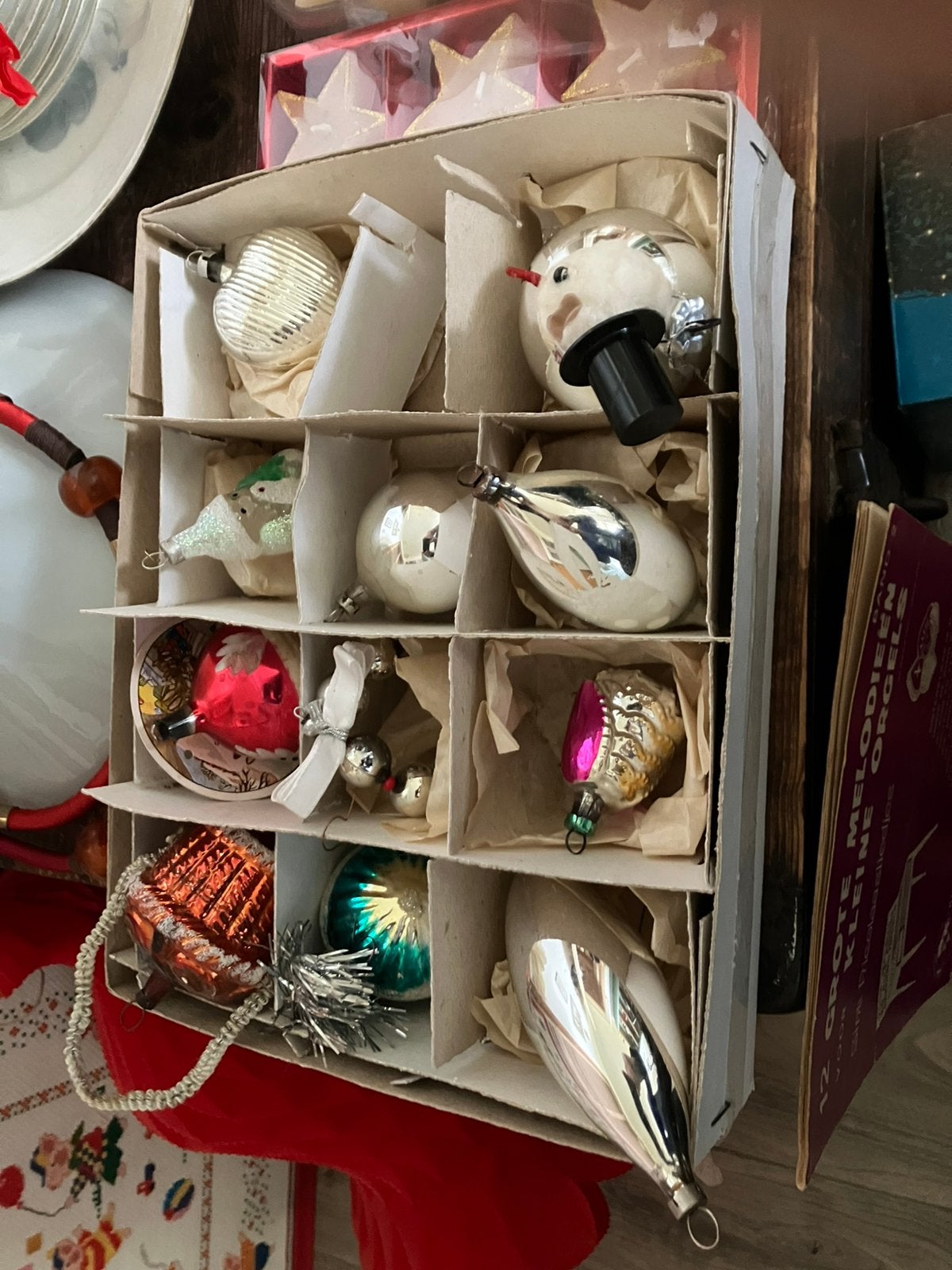 Allerlei antieke kerstballen, Ophalen of Verzenden, Zo goed als nieuw