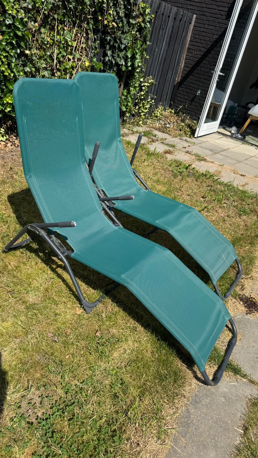 2 Ligbedden voor tuin of terras, Tuin en Terras, Ligbedden, Ophalen, Zo goed als nieuw