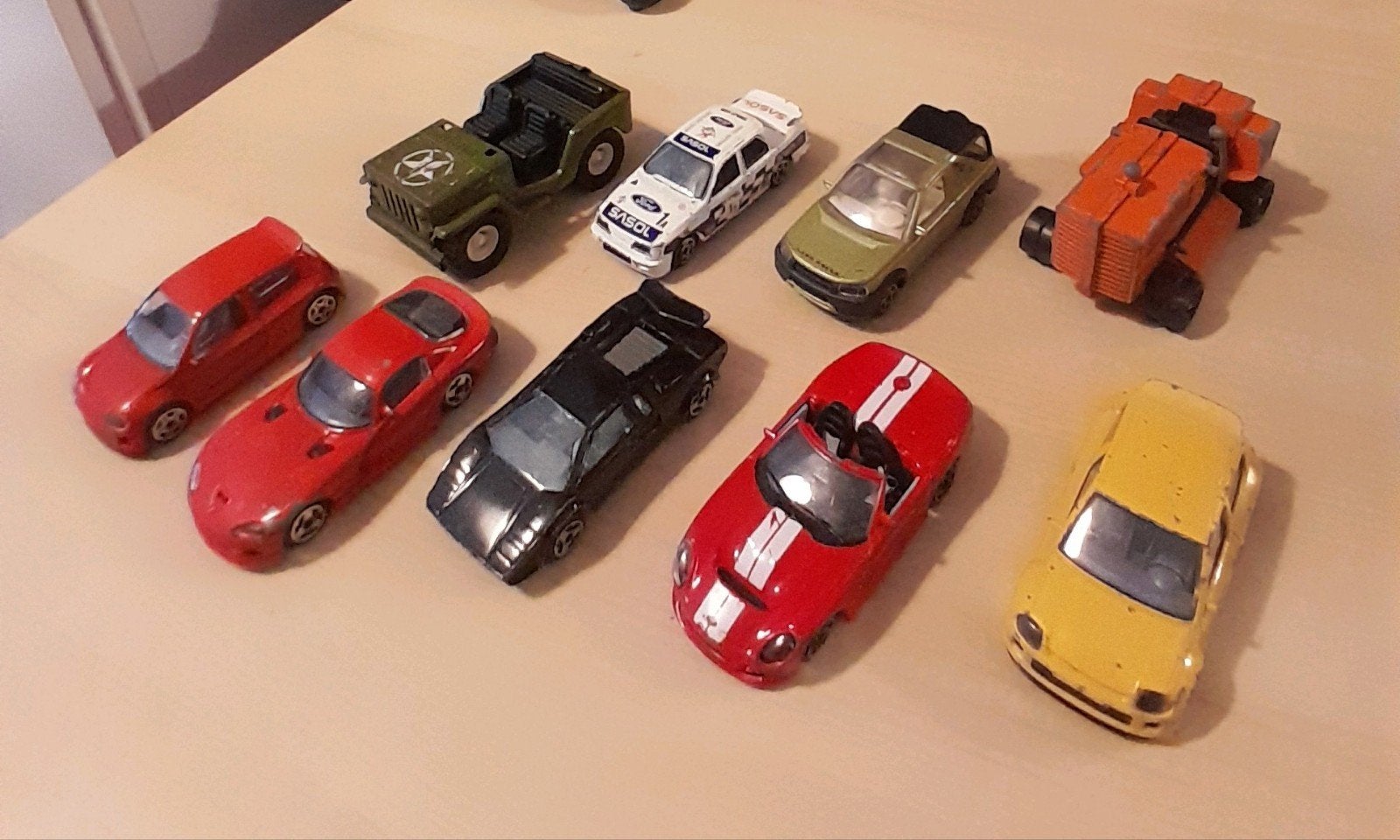 Lotje jaren 60, 70, 80 & 90 die cast Auto's, Ophalen of Verzenden, Gebruikt, Auto, Overige merken