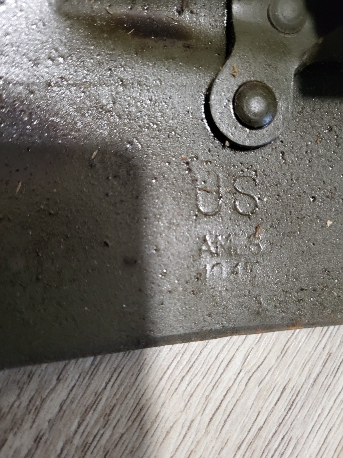 NOS pio schop US 1945, Ophalen of Verzenden, Landmacht, Amerika, Overige typen