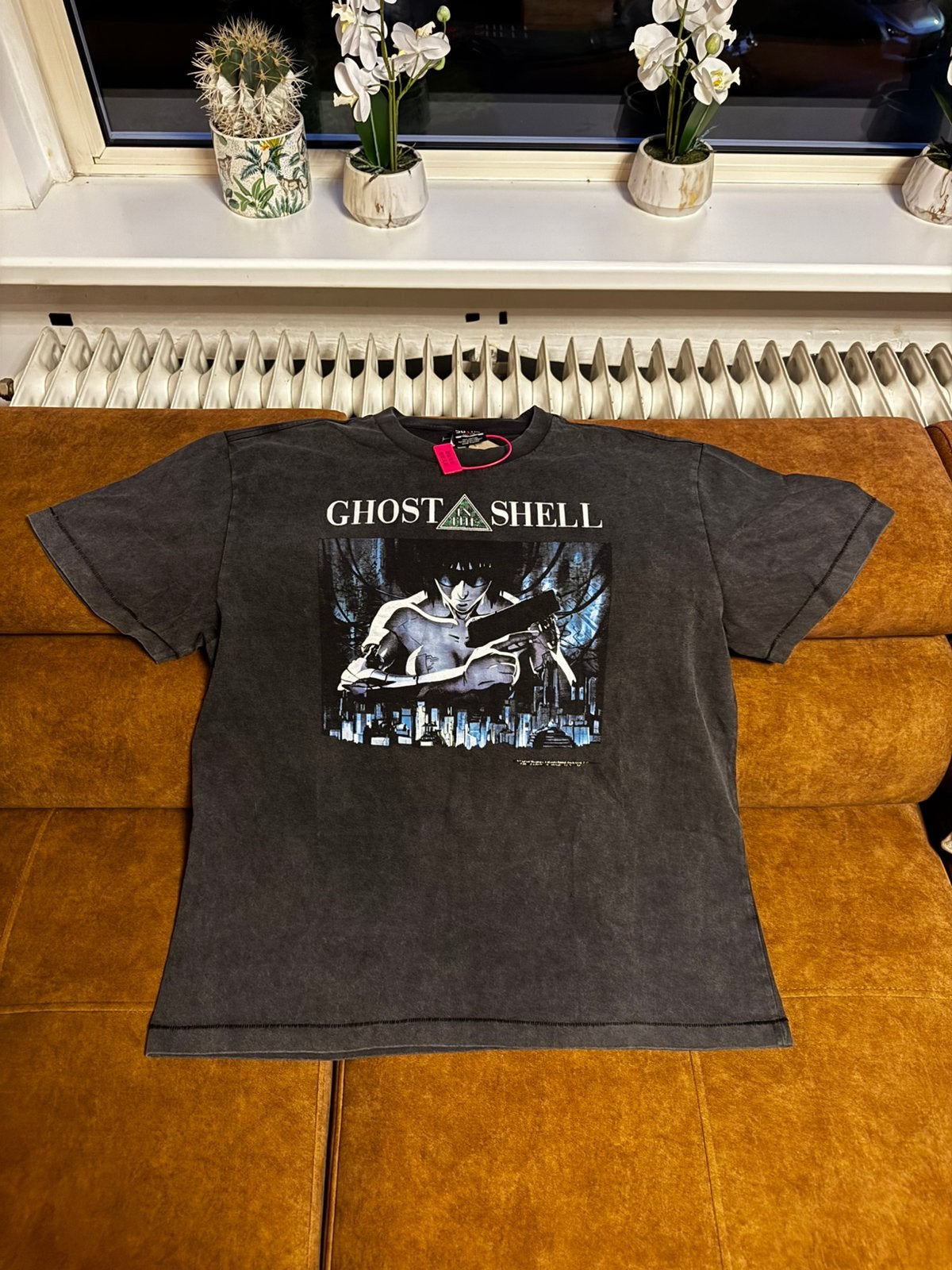 SAINT Mxxxxxx  Ghost in the Shell T-Shirt, Ophalen of Verzenden, Zo goed als nieuw, Grijs