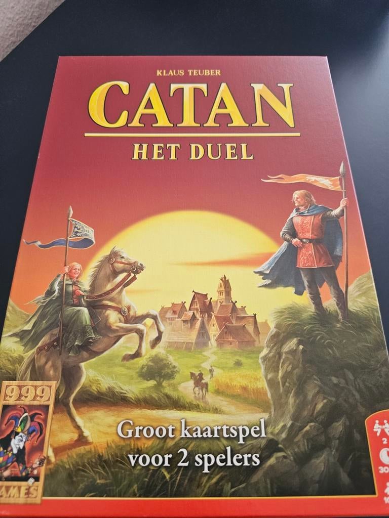 Catan het duel kaartspel, Hobby en Vrije tijd, Gezelschapsspellen | Kaartspellen, Ophalen of Verzenden, Zo goed als nieuw