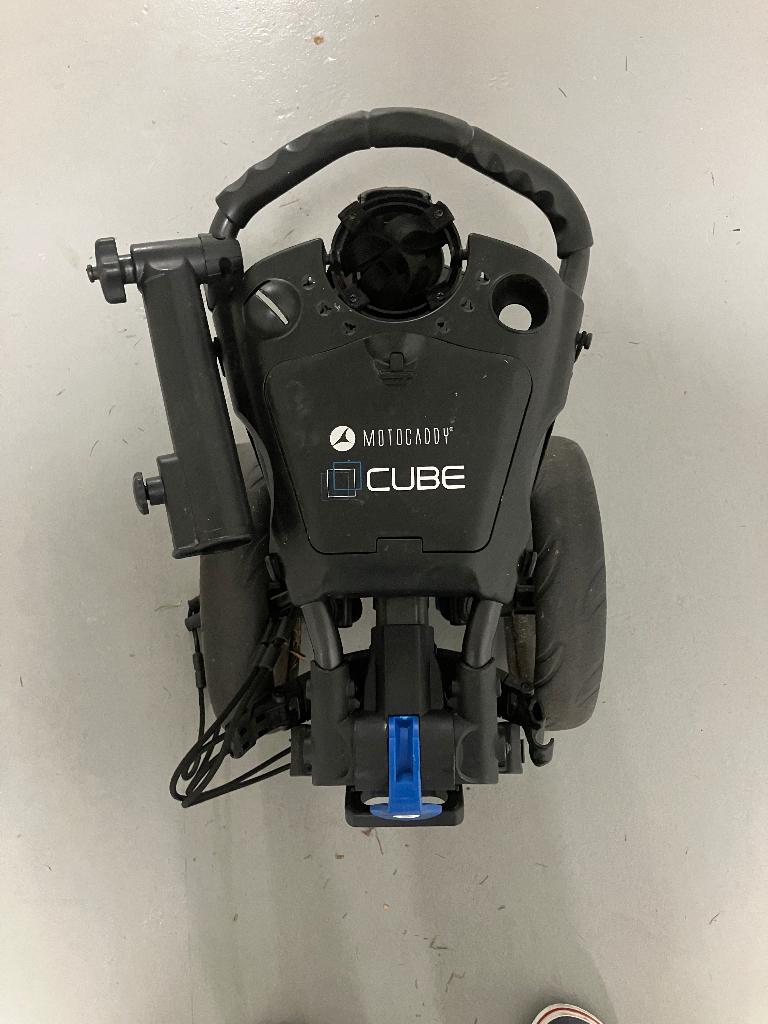 Motocaddy Cube  duw golftrolly, Sport en Fitness, Golf, Ophalen of Verzenden, Gebruikt, Golfkar, Overige merken