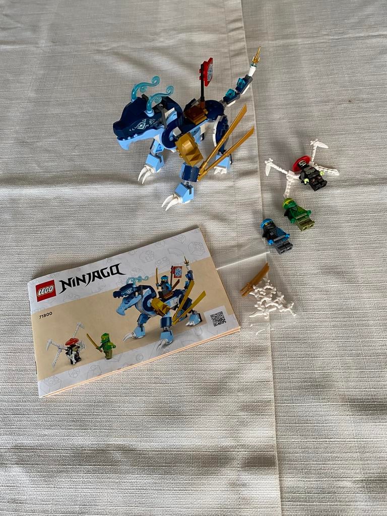 Lego 71800 Nya's Water Dragon EVO, Ophalen of Verzenden, Gebruikt, Complete set, Lego