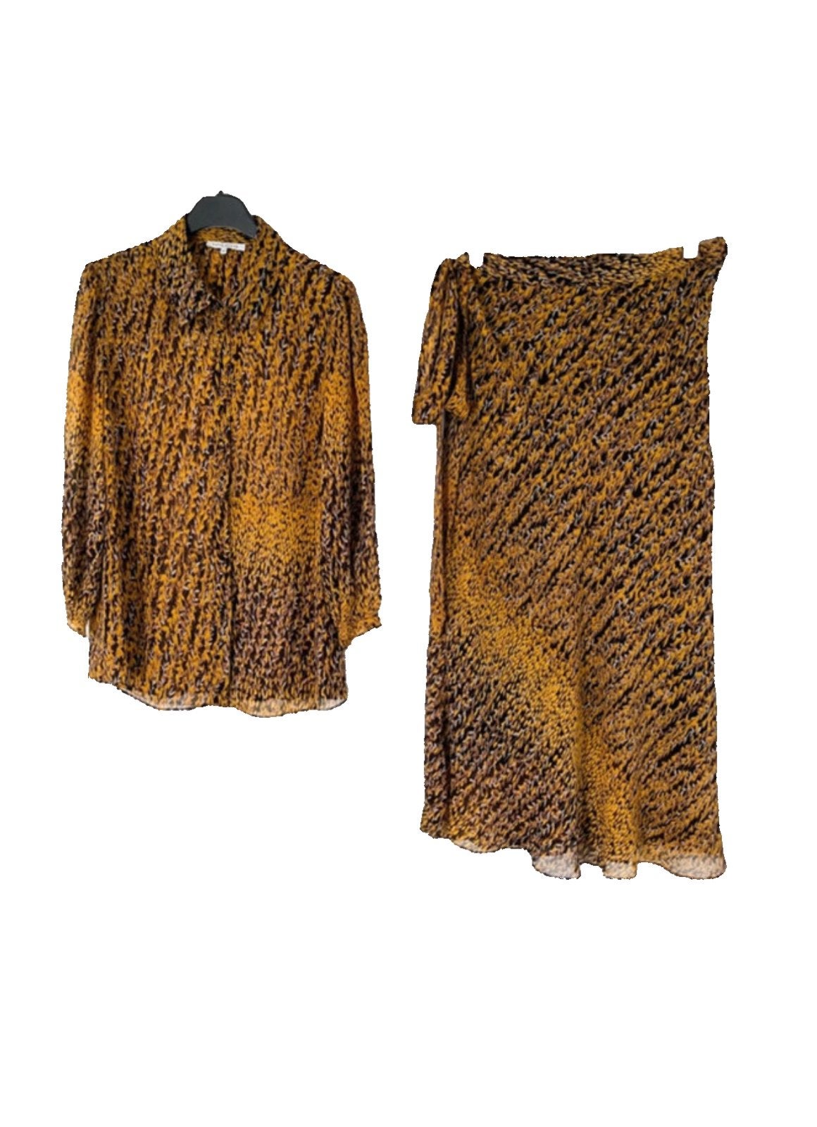 Fifth House blouse/set mosterdgeel 40, Maat 38/40 (M), Meerkleurig, Ophalen of Verzenden, Zo goed als nieuw