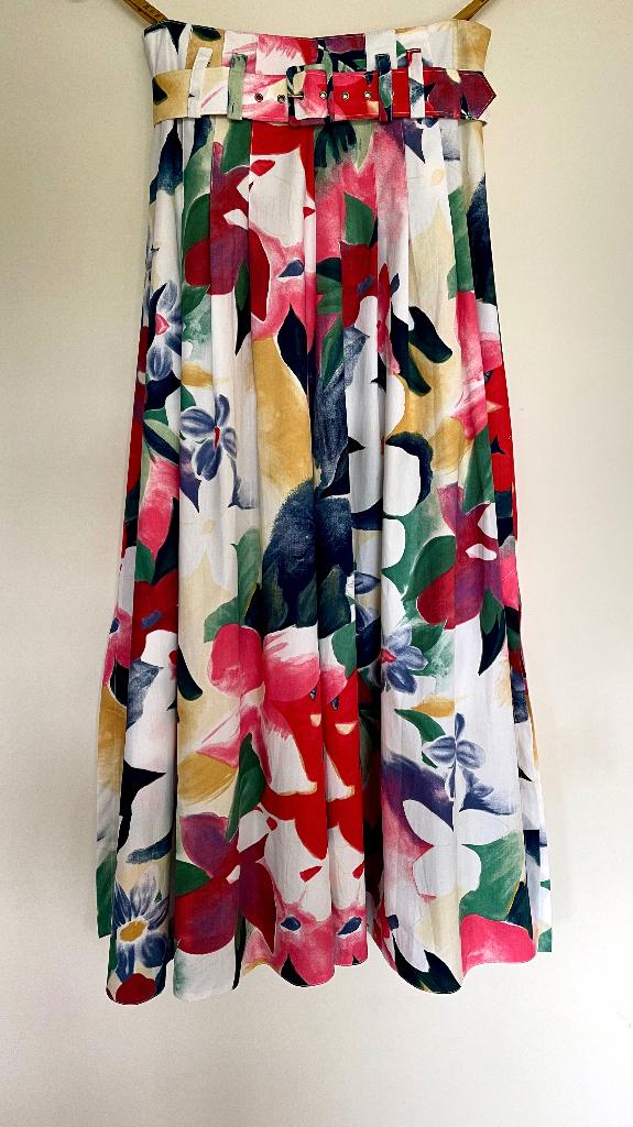 katoenen maxi rok met multicolour bloemenprint van Zaza, Overige kleuren, Zaza, Nieuw, Ophalen of Verzenden