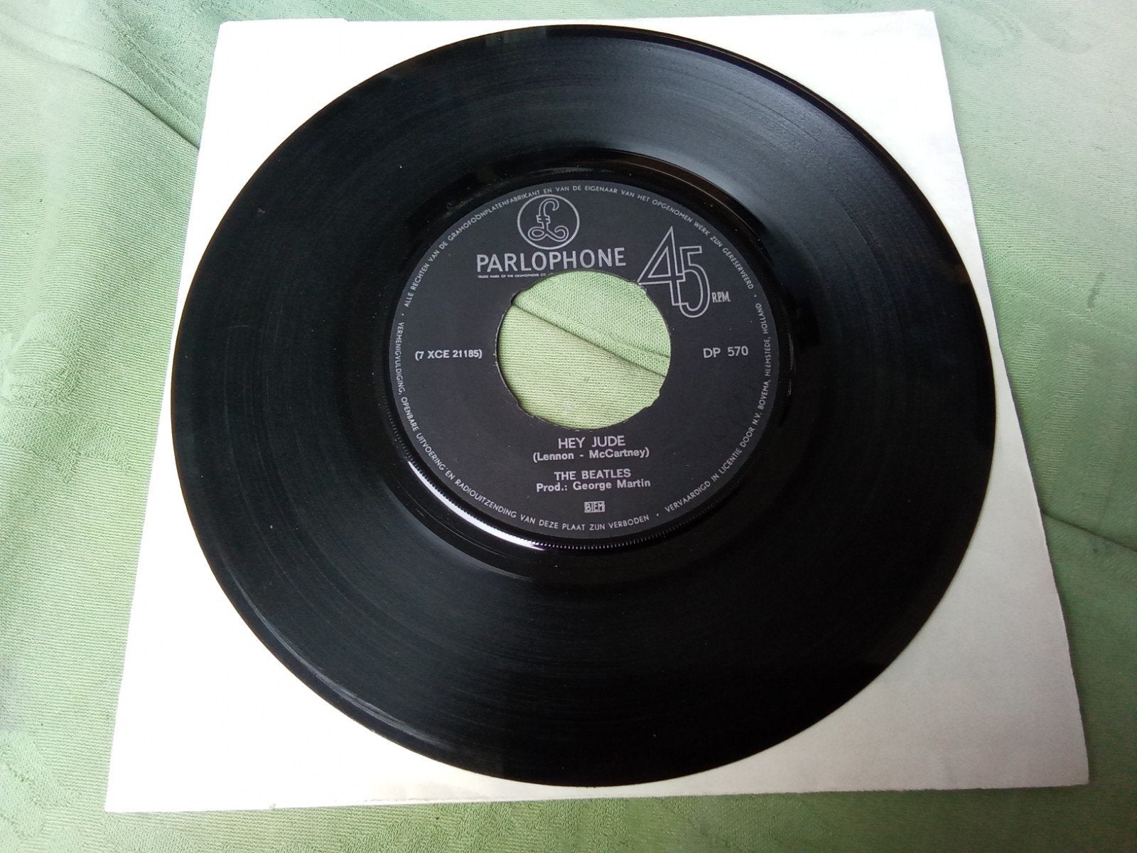 The Beatles.         Hey Jude, Verzenden, Gebruikt, 7 inch, Pop