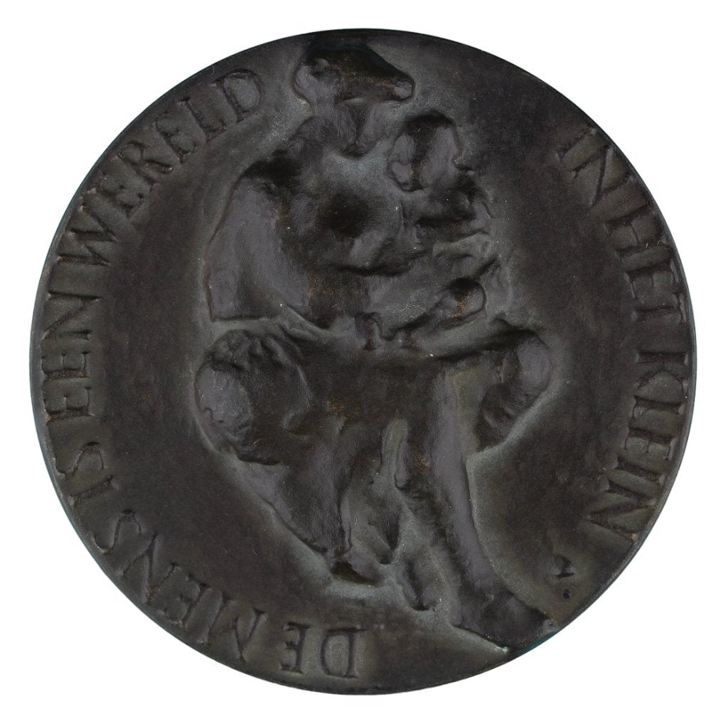 Penning VPK 1962 Christien Nijland : Geboortepenning, Postzegels en Munten, Penningen en Medailles, Brons, Nederland, Verzenden