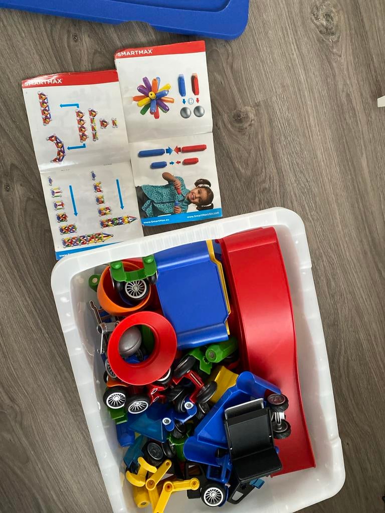 Smartmax magnetisch constructiespeelgoed met voertuigen, Kinderen en Baby's, Speelgoed | Educatief en Creatief, Zo goed als nieuw