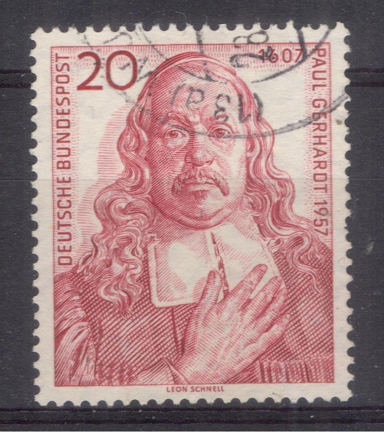 Bundesrepublik (67) - 253 - Paul Gerhardt, Verzenden, BRD, Gestempeld