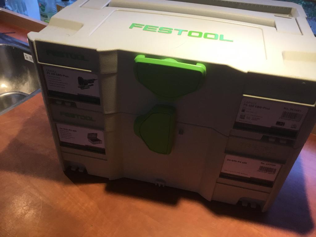 Festool decoupeerzaag PS 400 EBQ-Plus & ZH-SYS-PS 400, Doe-het-zelf en Verbouw, Ophalen, Decoupeerzaag, Zo goed als nieuw, 30 tot 70 mm