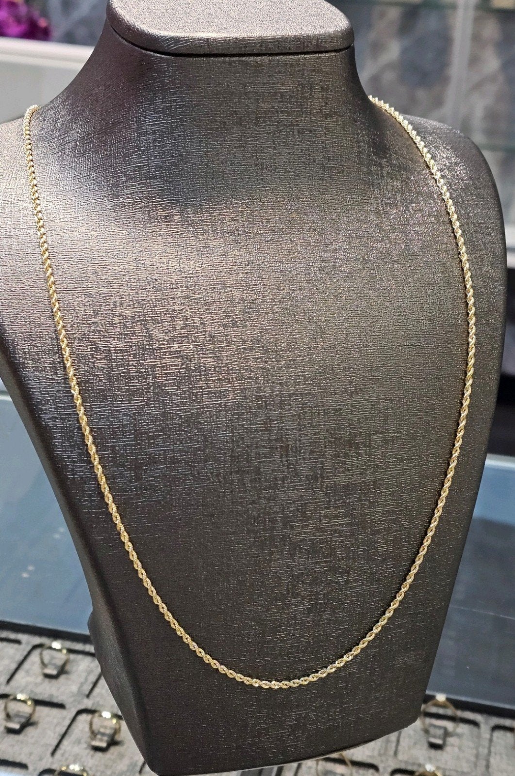 Mooie ropchain 2mm 14k gouden ketting, Ophalen of Verzenden, Nieuw, Goud, Goud