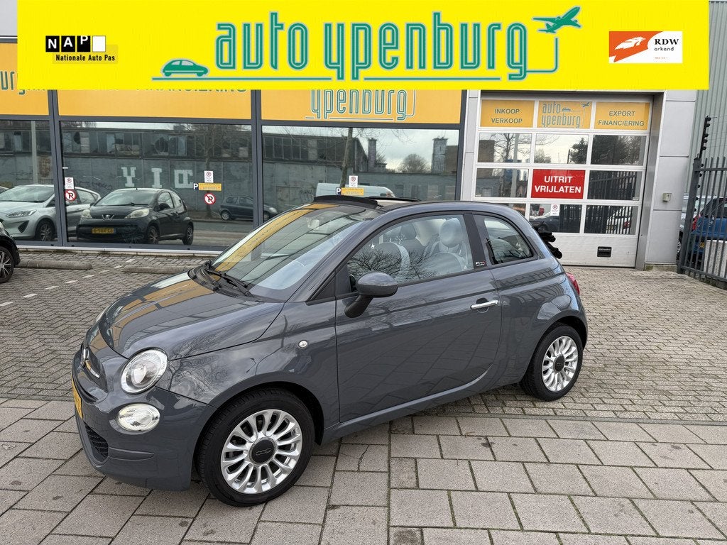 Fiat 500C 1.2 Popstar Cabriolet * 66.220 Km * Airco *, Auto's, Fiat, Bedrijf, Te koop, 500C, ABS, Airbags, Airconditioning, Alarm