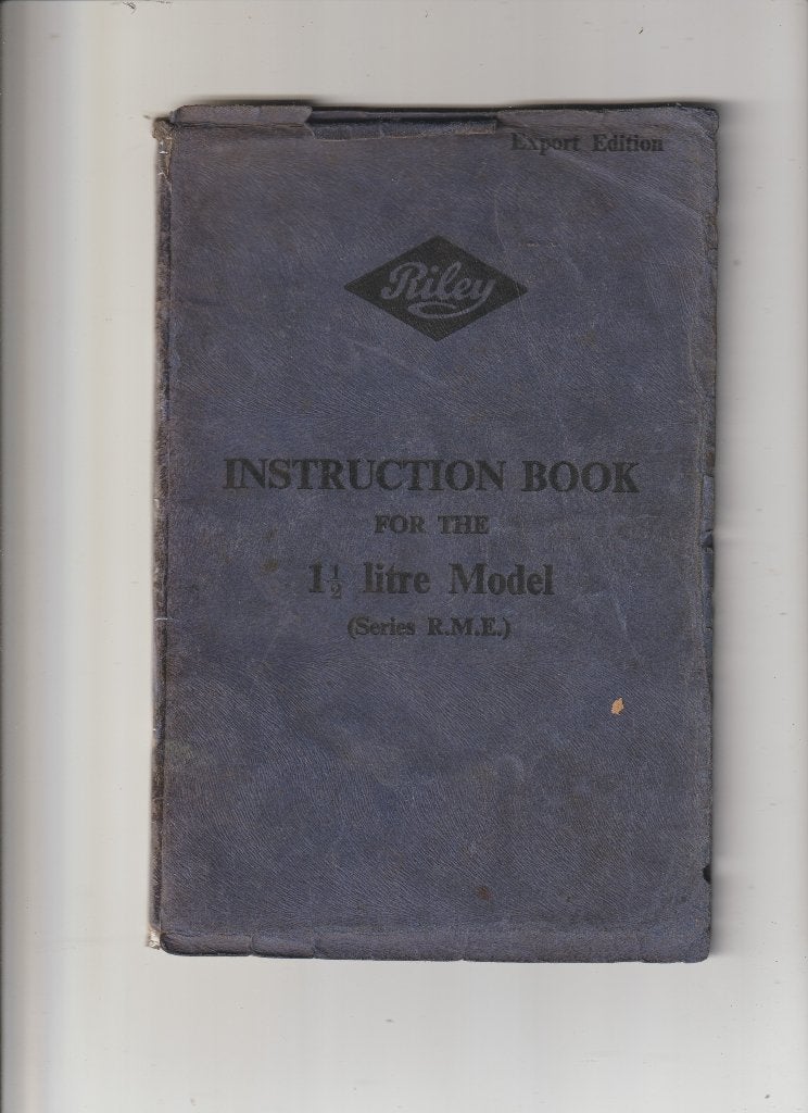 RILEY  2x Instructionbooks 1955- 1965, Auto diversen, Ophalen of Verzenden