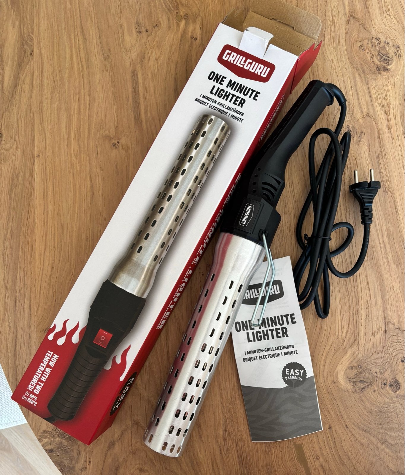 GrillGuru One Minute Lighter - Elektrische BBQ aansteker, Ophalen of Verzenden, Nieuw
