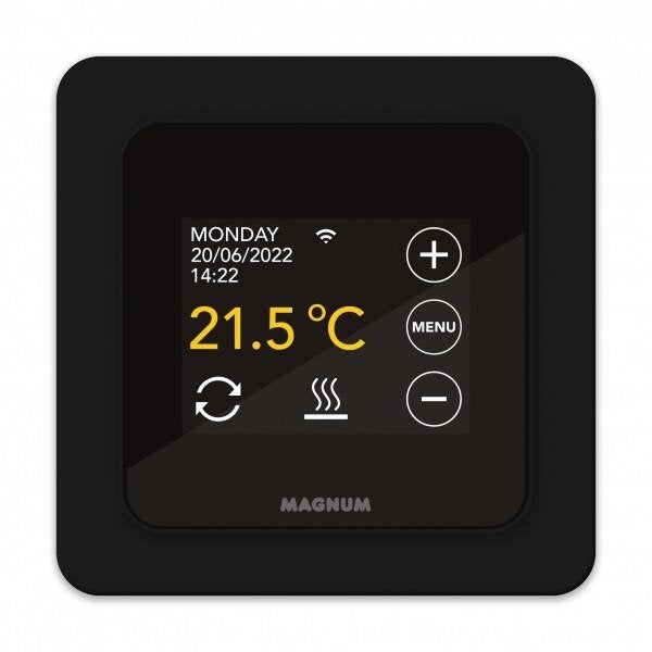 Magnum remote control wifi thermostaat Grafiet zwart, Verzenden, Nieuw