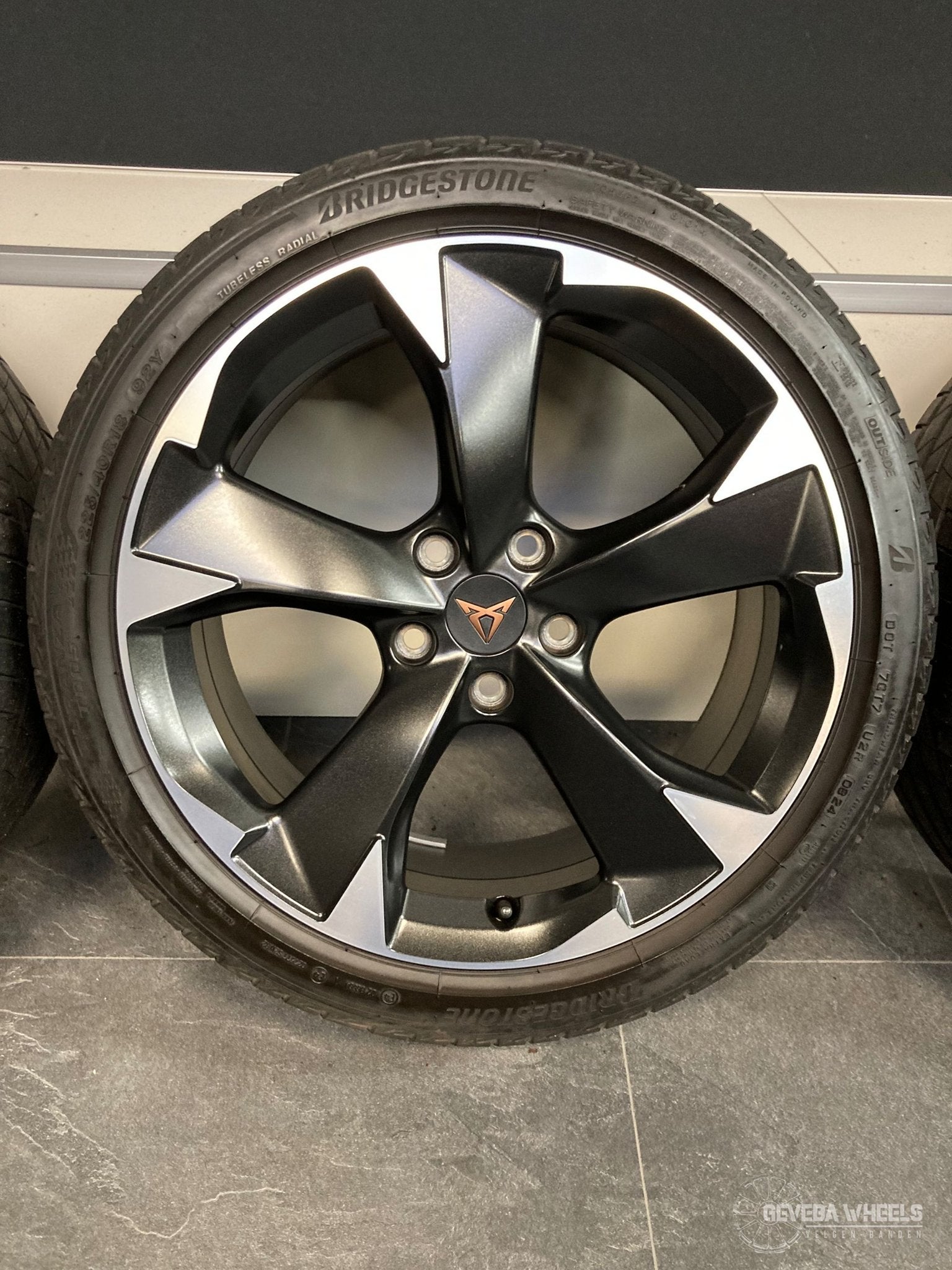 18” originele Cupra Leon / Seat Leon velgen + banden 5x112, Auto-onderdelen, 18 inch, Gebruikt, -, -