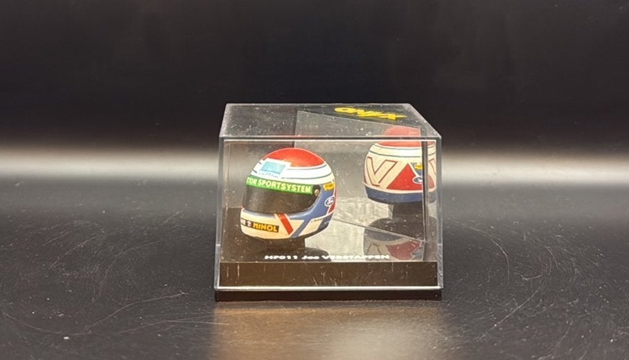 Jos Verstappen Benetton F1-helm 1:12, Ophalen of Verzenden, Zo goed als nieuw, Formule 1