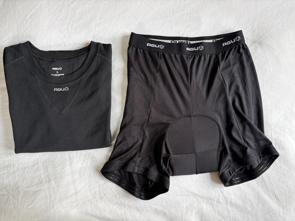 AGU fiets ondergoed shirt XL fietsbroek L nieuwstaat!, Ophalen of Verzenden, Kleding