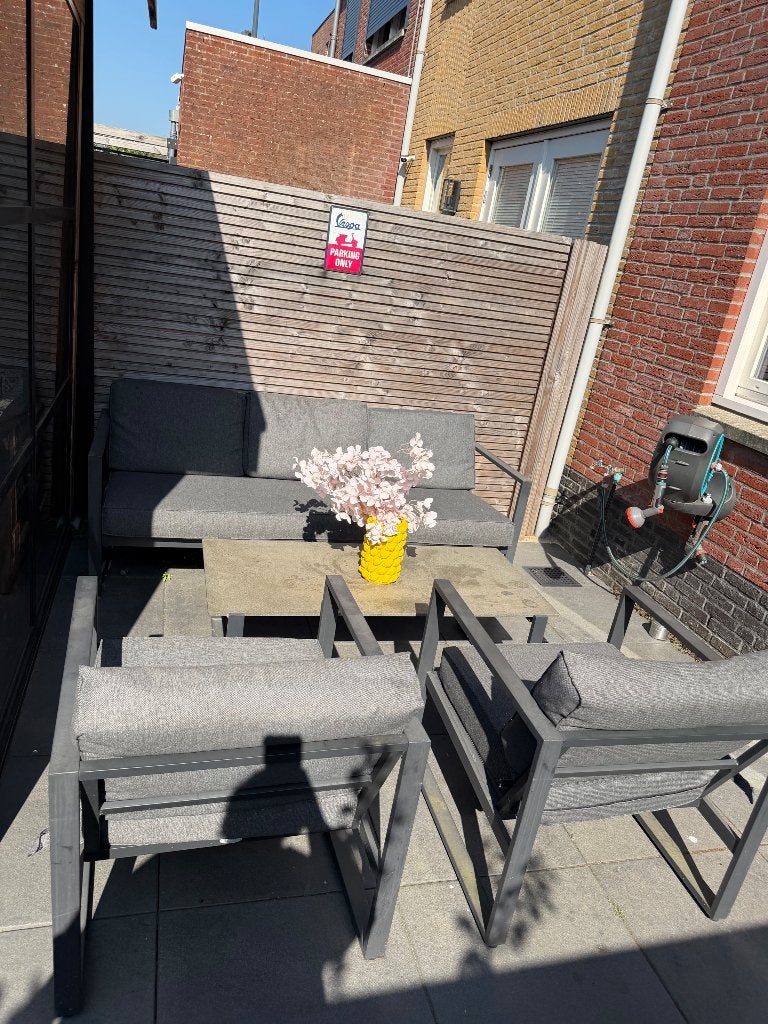 JUTLANDIA VONGE 5-persoons loungeset, Ophalen, 5 zitplaatsen, Zo goed als nieuw, Bank